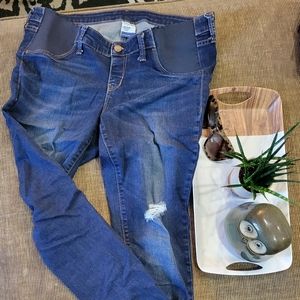 Side Panel Maternity Jeans